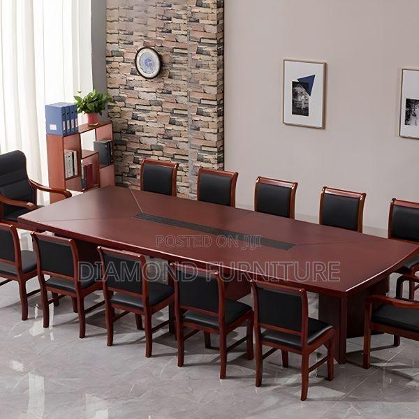 Office Furniture; Sleek {2.4m} Modern Office Conference Table Design