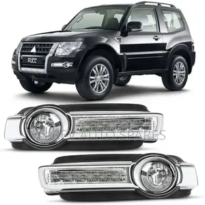 Pajero Foglight Covers With Day Running Lights.