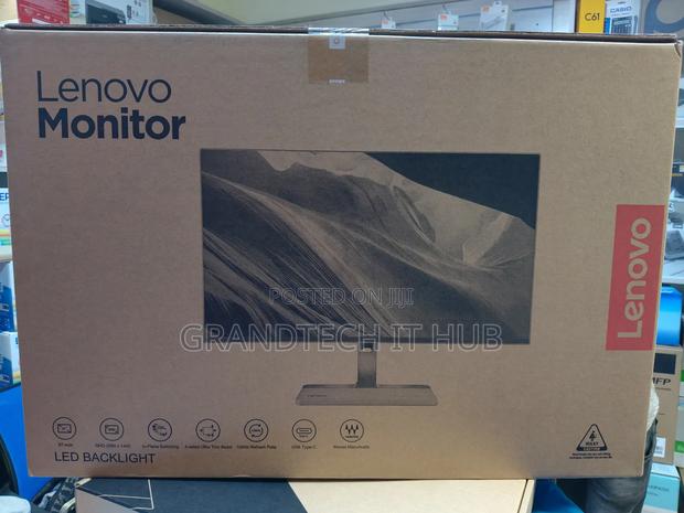 Lenovo L27h-4a Quad Hd 2560x1440 Cloud Grey Color Monitor