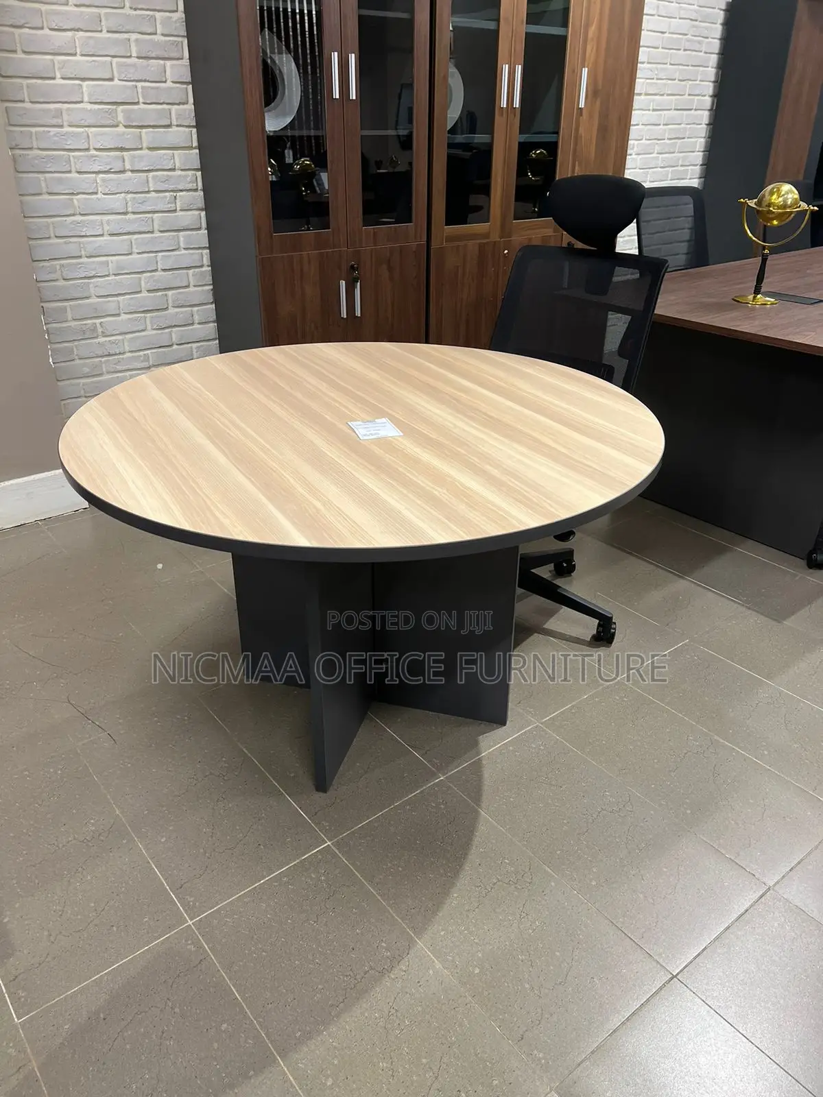 Executive Elegance Modern Round Table