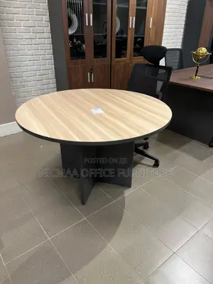 Executive Elegance Modern Round Table