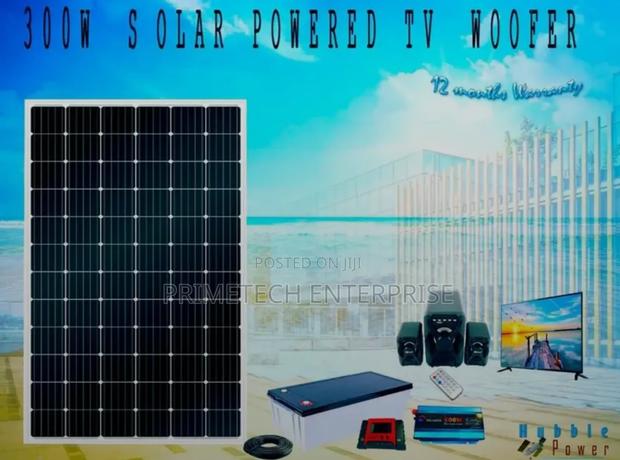 300watts Solar System With Tv and Woofer - main view