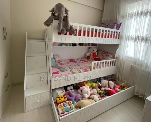 Children Double Decker Bed With Stairs in Kenya