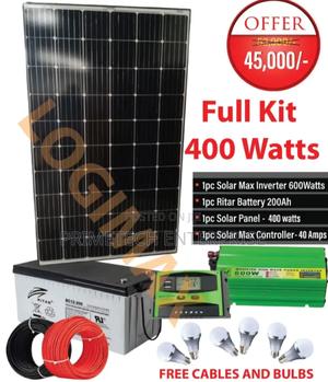 Full Solar Kit 400watts/Green Energy - thumbnail 2