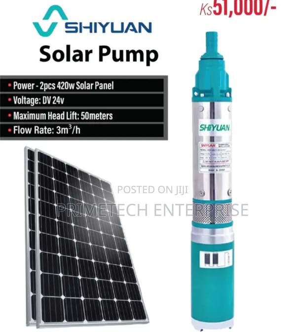 50m Shiyuan Solar Pump Kit Solar+Pump - main view