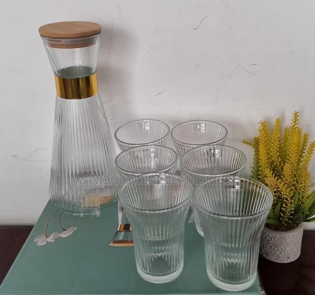 Clear Glass 7pcs Water Set - thumbnail 2