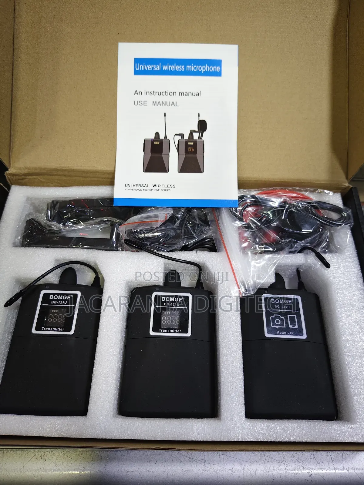 Bomge Bg-121u Wireless Mic for Recording