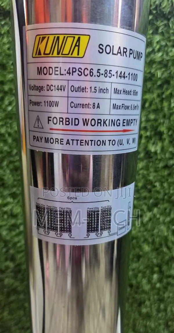 Kunda 80m Solar Submersible Pump Comes With Control Box