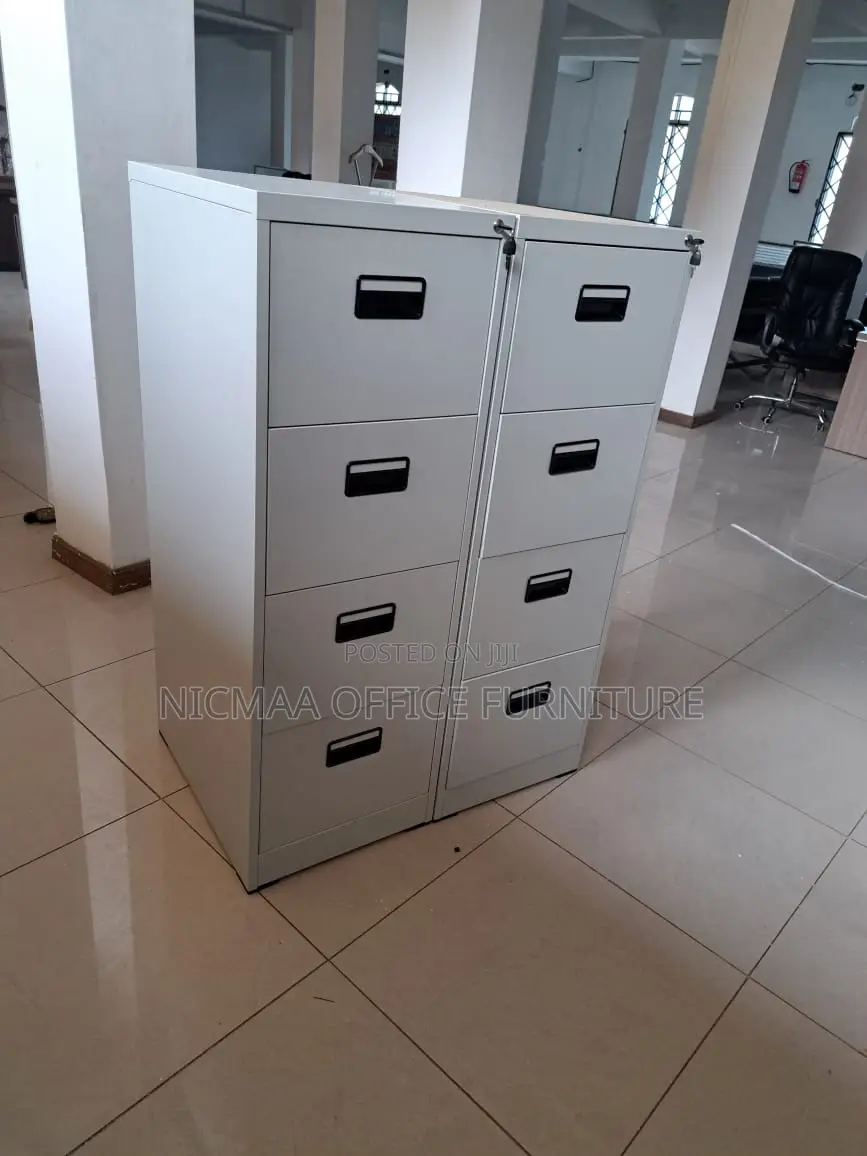 Institutional Grade 4-Drawer Metal Filing Cabinet