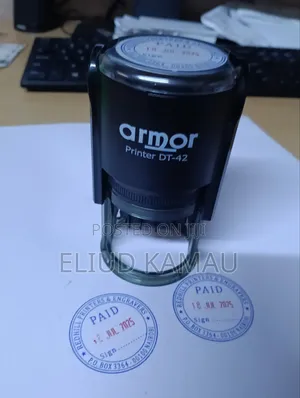 Amor Round Stamp