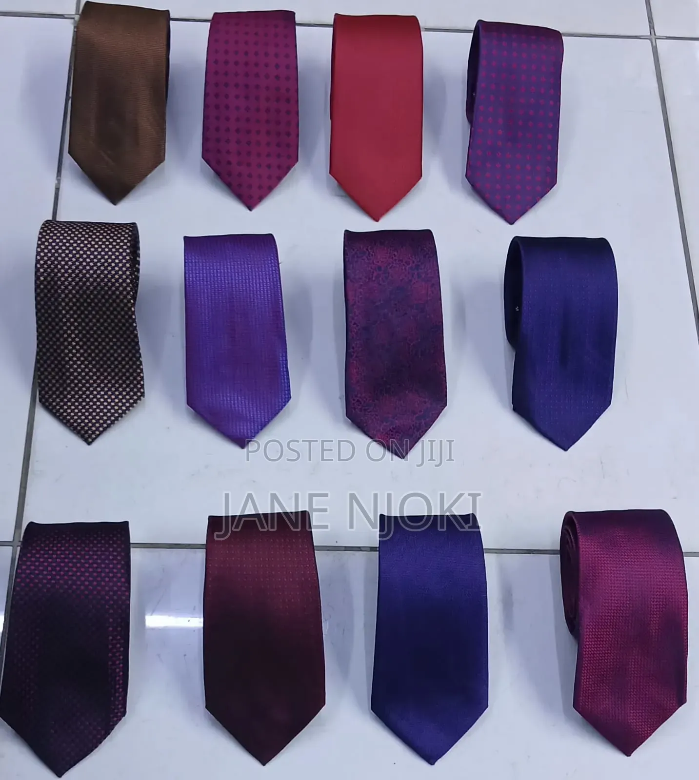 Polyester Ties Dotted