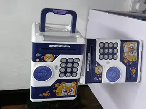 Kids Electronic Atm Piggy Bank With Password and Fingerprint Sensor