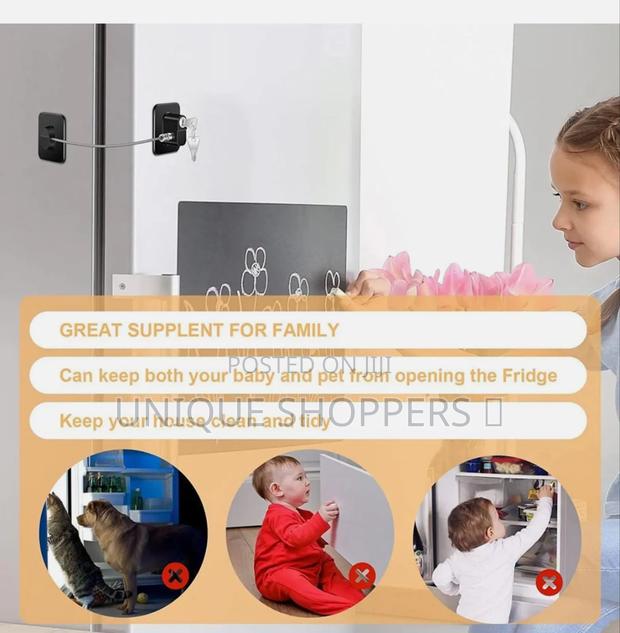 Child Safety Refrigerator/Cabinet Lock* Also Known As A Fridge Lock,
