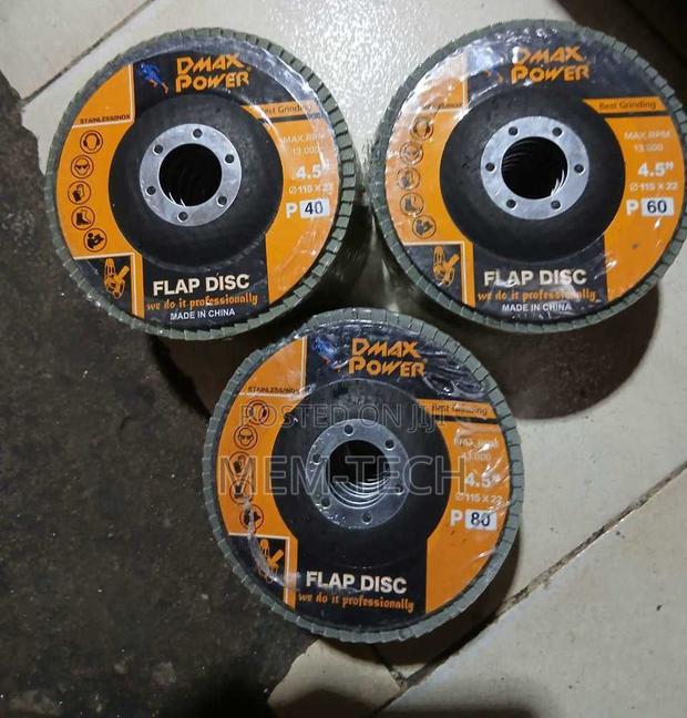 Flap Disc 4.5" P40/P60/P80/P100 10pcs