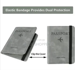 Passport Holder,Rfid Thin Passport Wallet, Leather Surface,