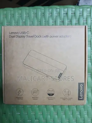 Lenovo Usb-C Dual Display Travel Dock Without Adapter