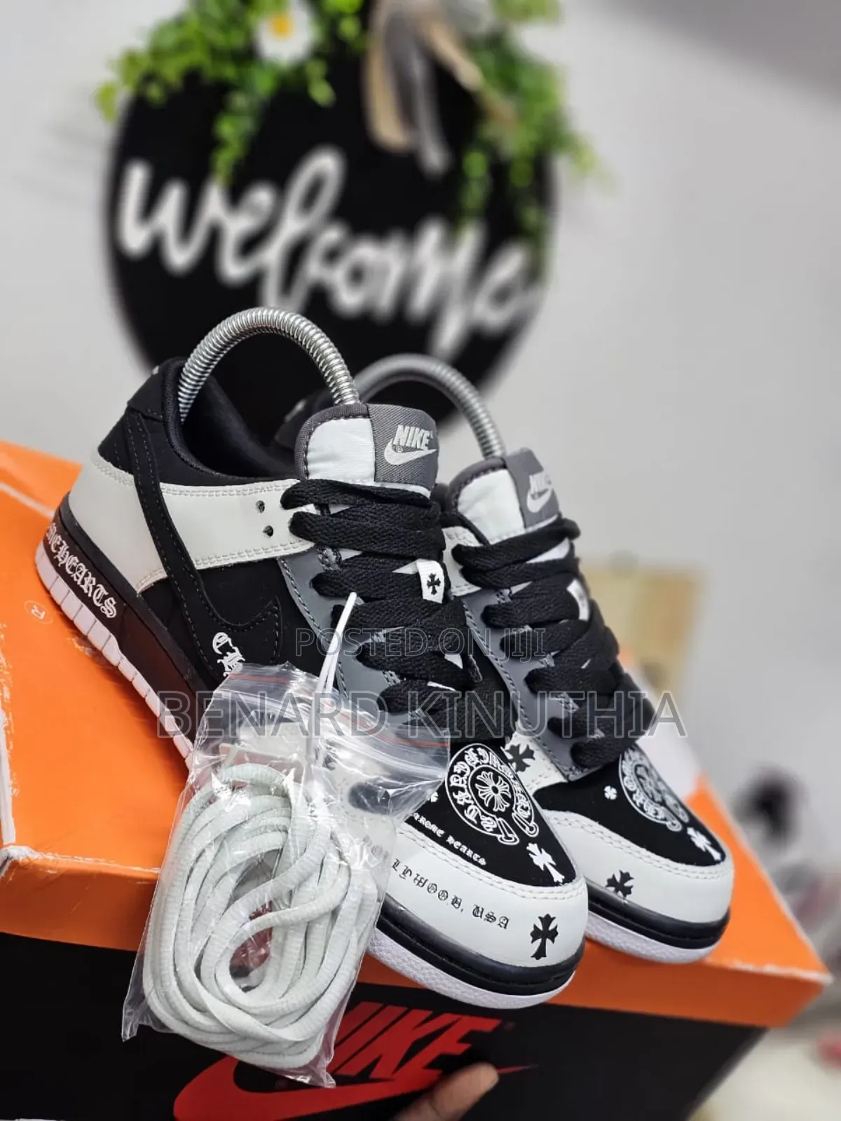 Sb Chrome Hearts (Black White Green)