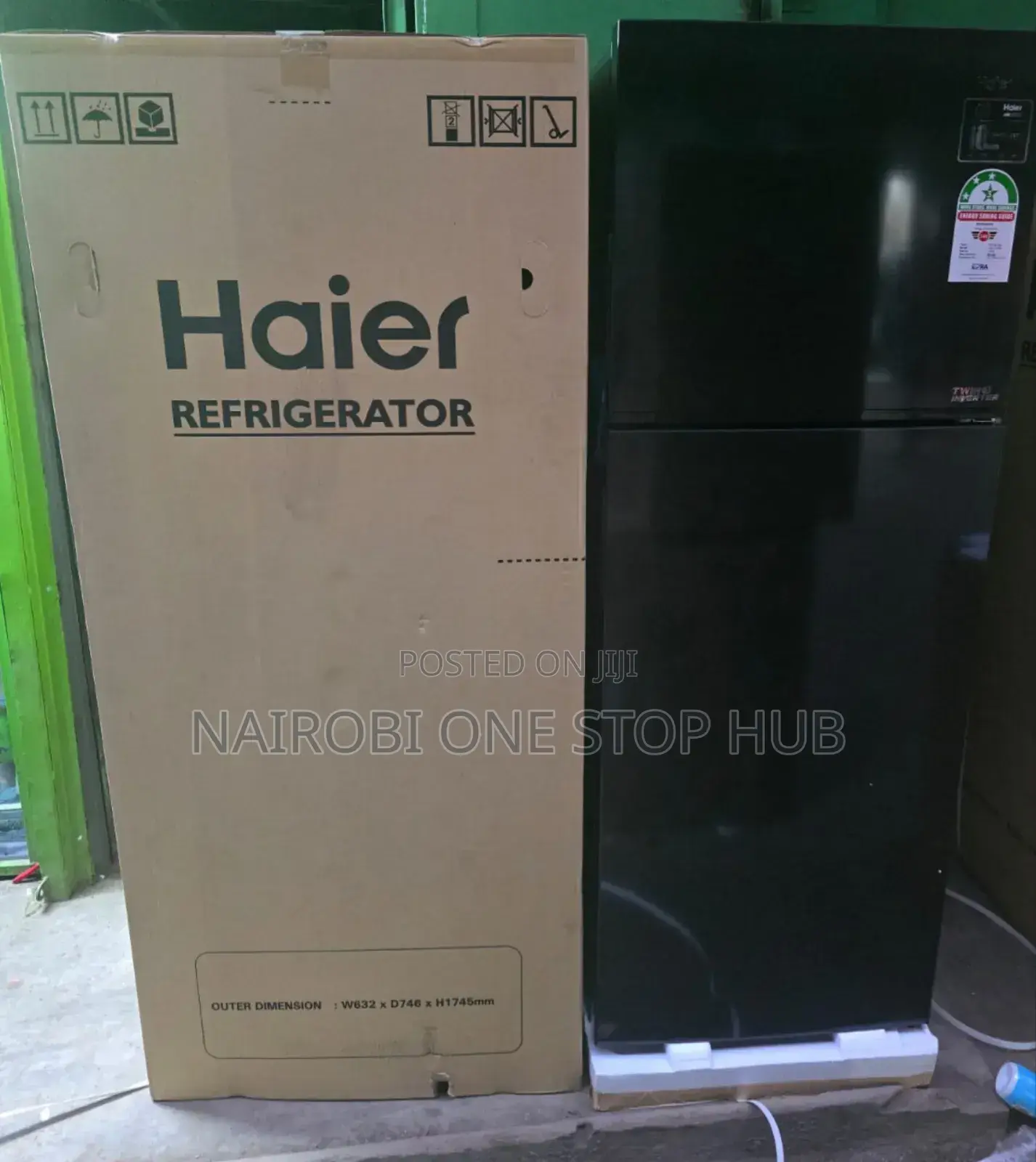 Haier 333l Double Door Fridge