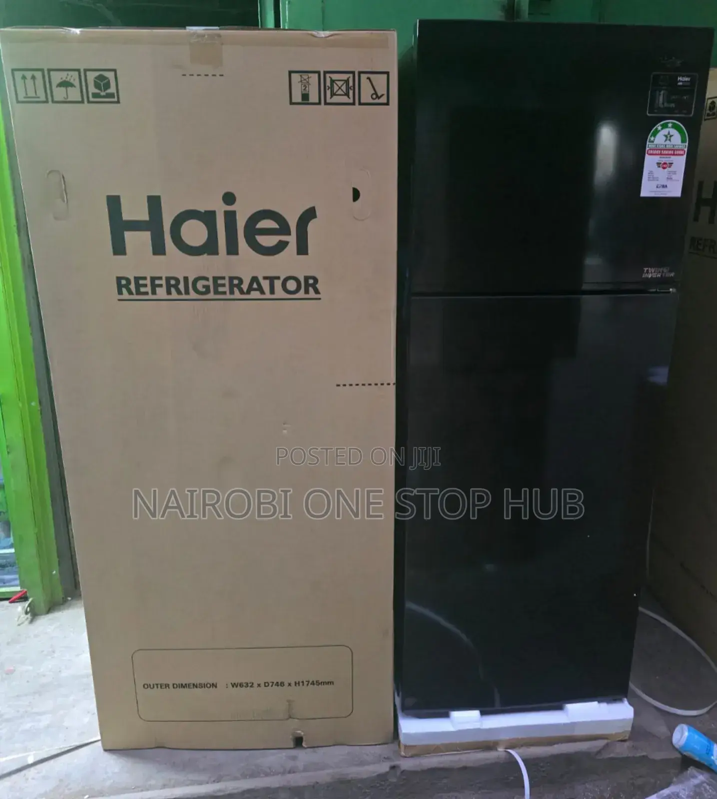Haier 333l Double Door No Frost Fridge