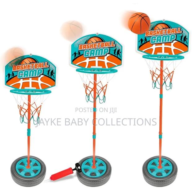 Adjustable Portable Basketball Hoop for Kids - thumbnail 2