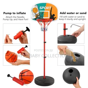 Adjustable Portable Basketball Hoop for Kids