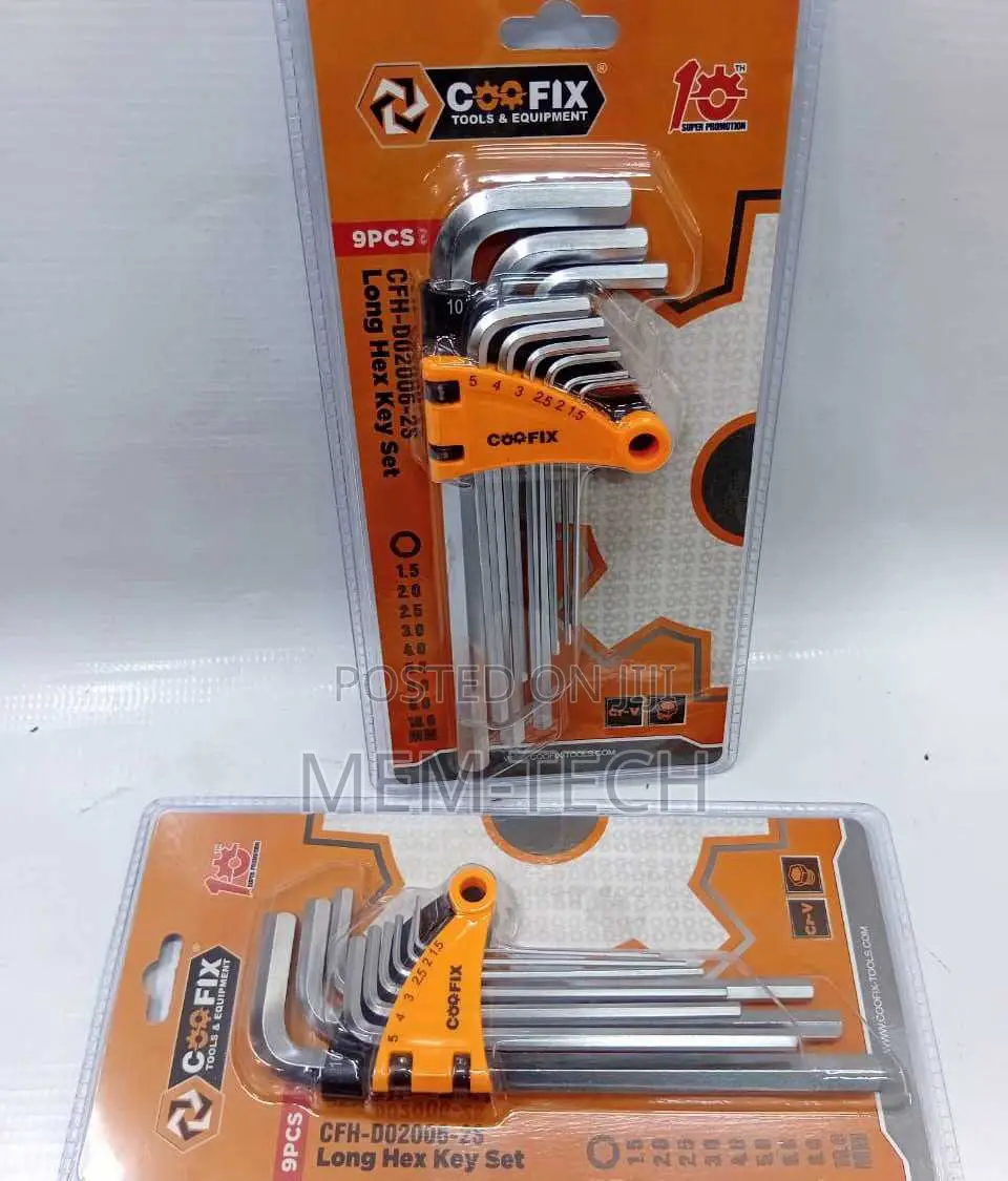 Coofix 9pcs Allen Key's