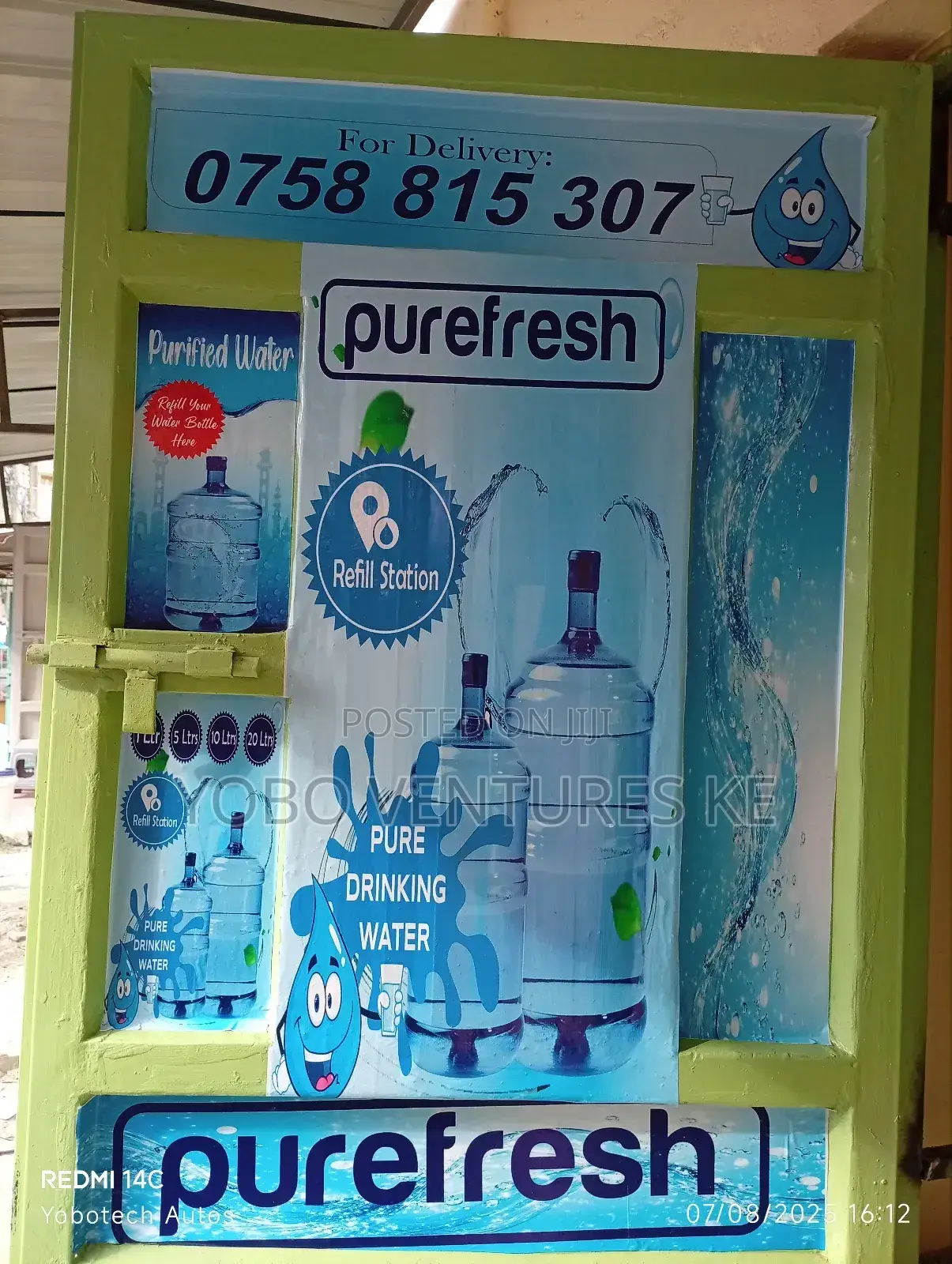 Stickers Customisation on Machine/Shop
