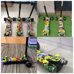 Kids Scooter With Lights, Music Smoke Effects - thumbnail 2