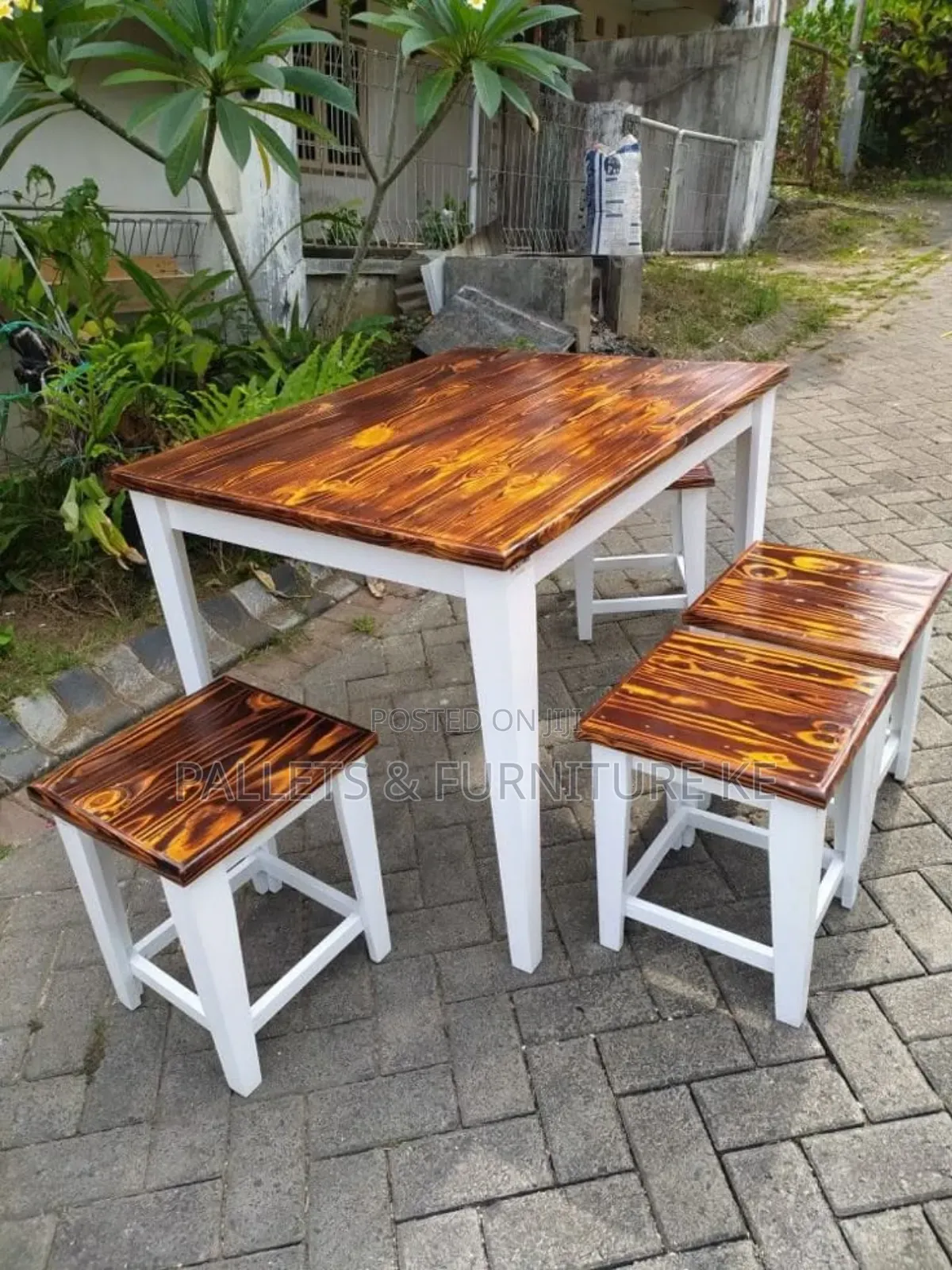 Small Square Farmhouse Table Set