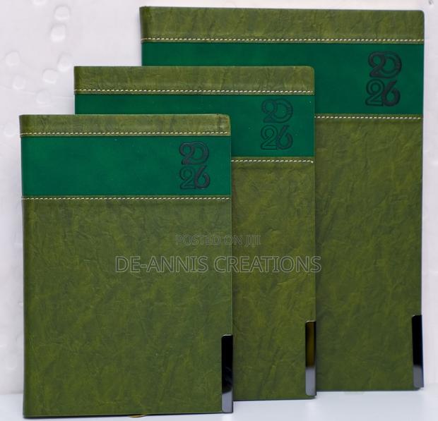 Luxurious Jungle Green A5 Diaries - main view