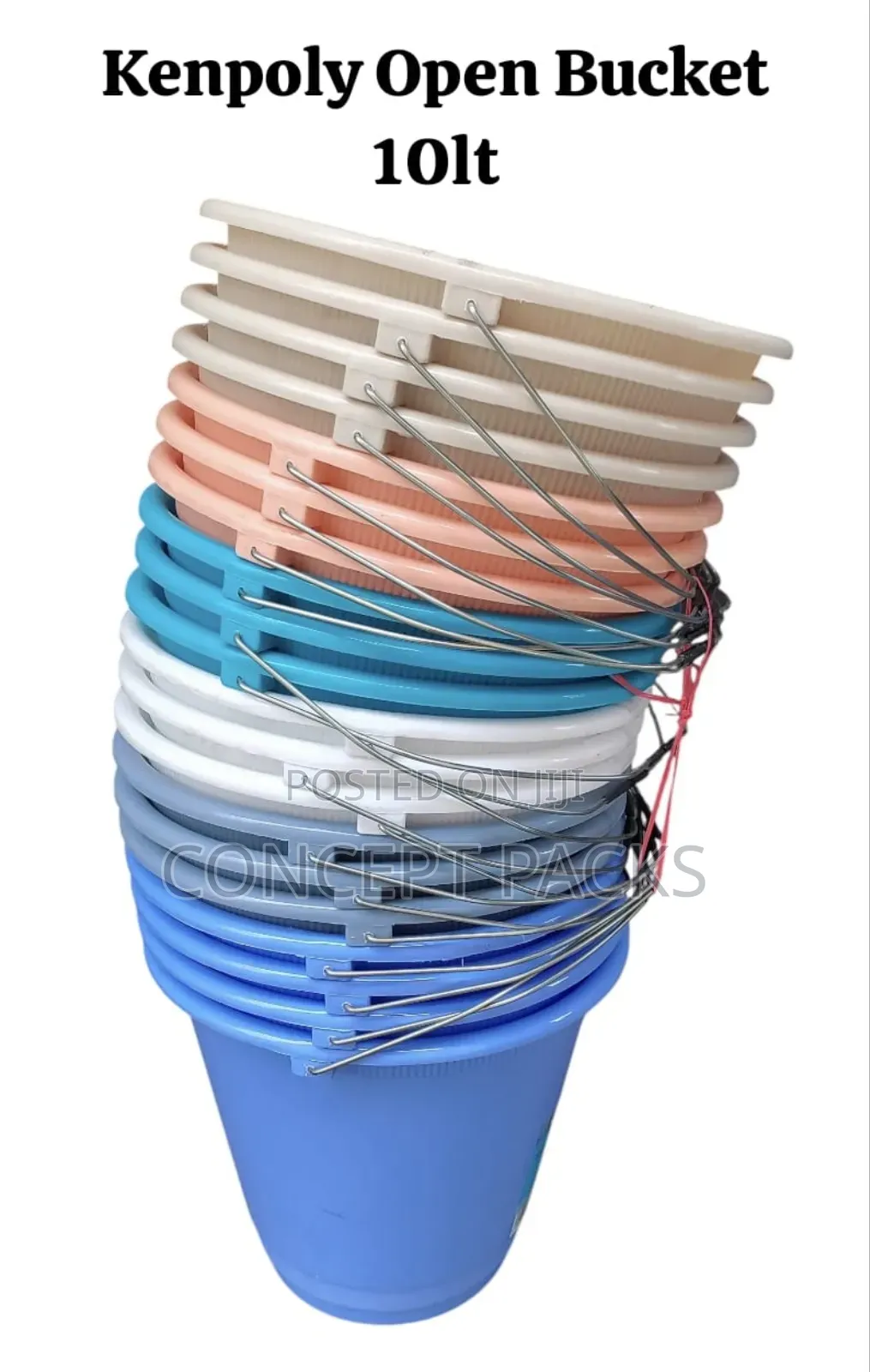 5pcs Kenpoly Open Bucket 10ltrs