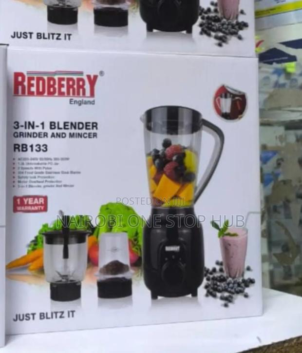 3 in 1 Red Berry Blender