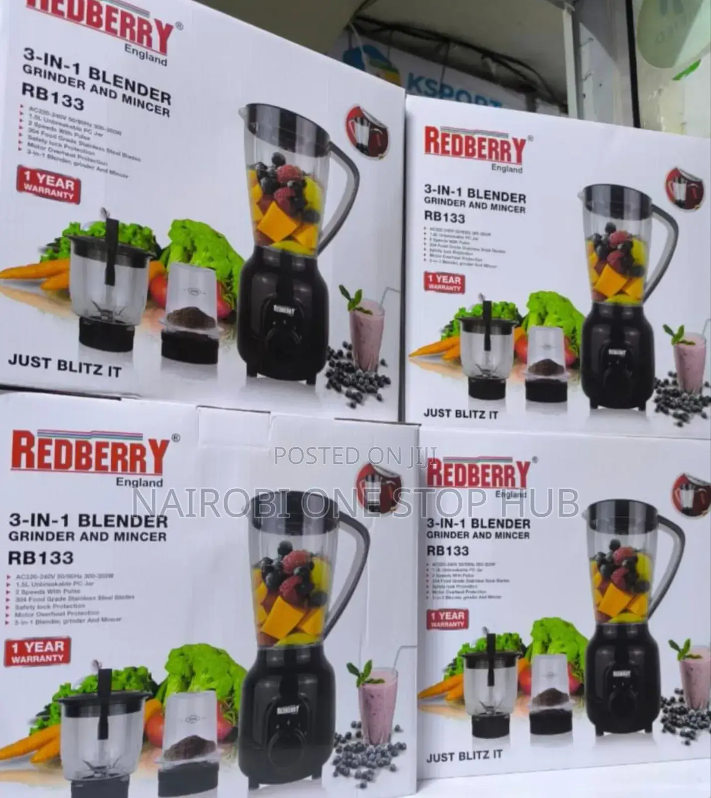 3 in 1 Blender and Grinder