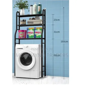 Over the Washing Machine Stand/3 - Tire Laundry Storage Organizer