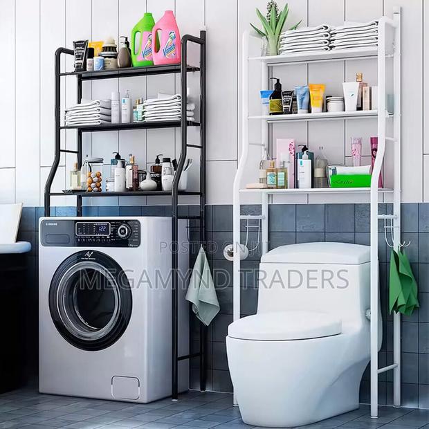 Over the Washing Machine Stand/3 - Tire Laundry Storage Organizer