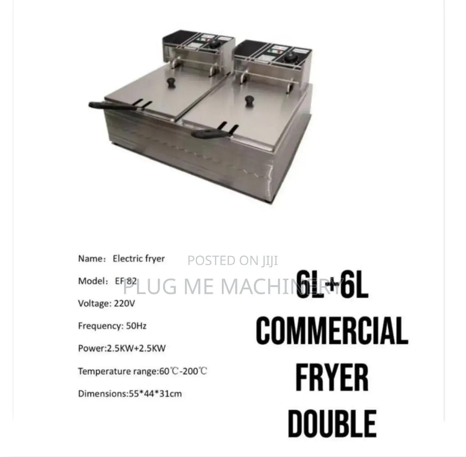Double 12l Deep Fryer Machine/ Deep Fryer