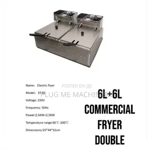 Double 12l Deep Fryer Machine/ Deep Fryer