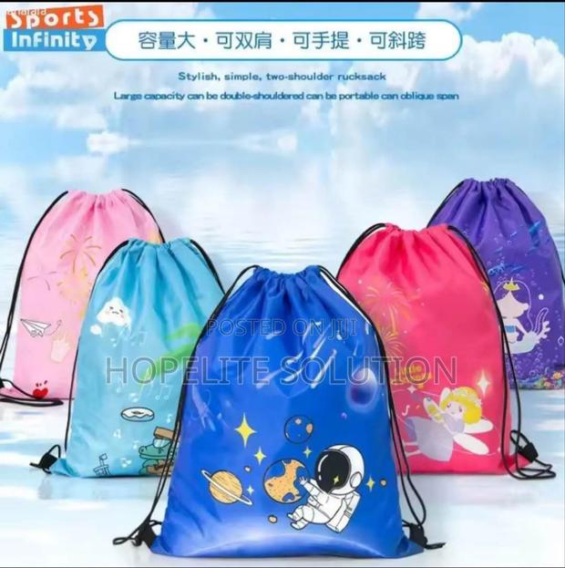 Themed Drawstring Swimming Bag