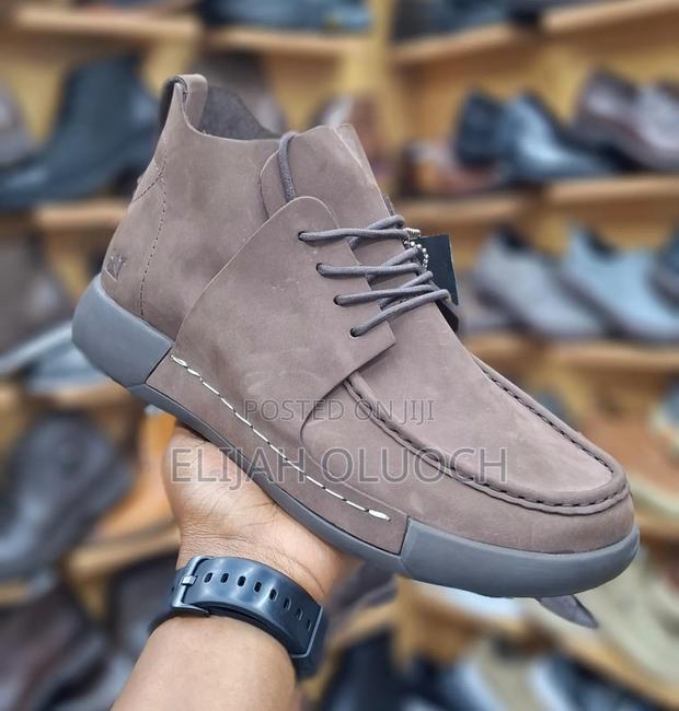 Dark Brown Caterpillar Leather Casual - thumbnail 3