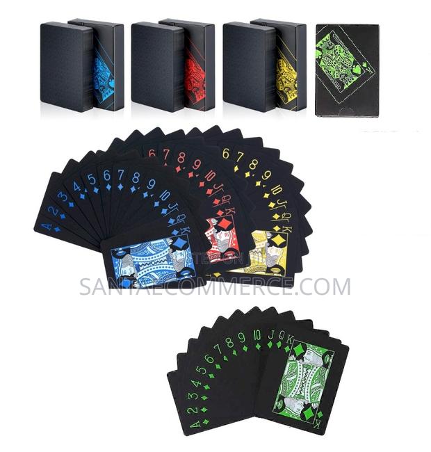 Waterproof Colored Plastic Poker Cards - main view