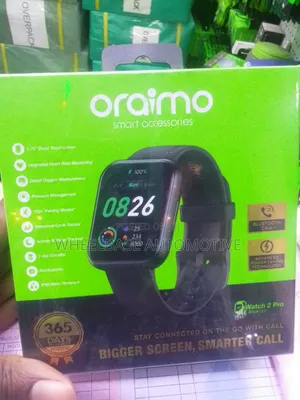 Original Oraimo Watch 2 Pro Brand New With 365 Days Warranty