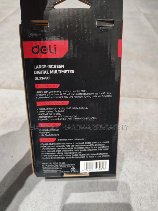Digital Multimeter Deli - thumbnail 3