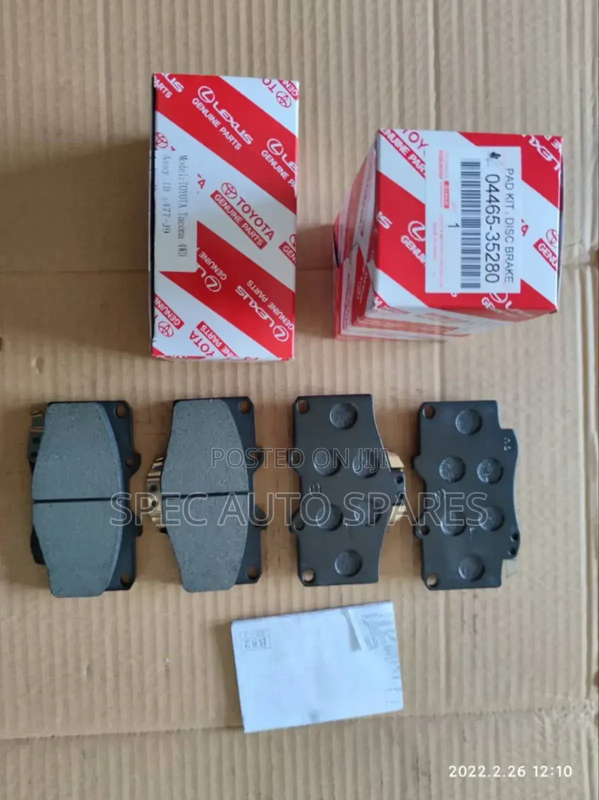 Prado 75/ Hilux /Vigo Genuine Brake Pad