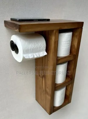 Toilet Paper Wooden Box