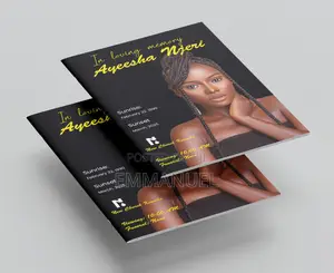 Burial Programs Design and Printing