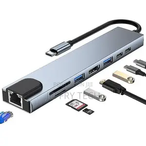 Type C 8 in 1 Usb C ,Type C Hub Ethernet Hdmi Hub
