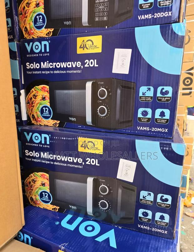 Von Manual 20 Litres Microwave