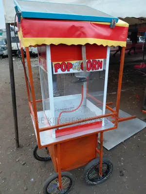 Gas Powered Popcorn Machine.