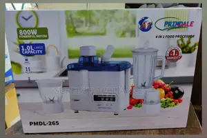 *Primedale 4in1 Food Processor: Juicer, Blender,Grinder and Mincer