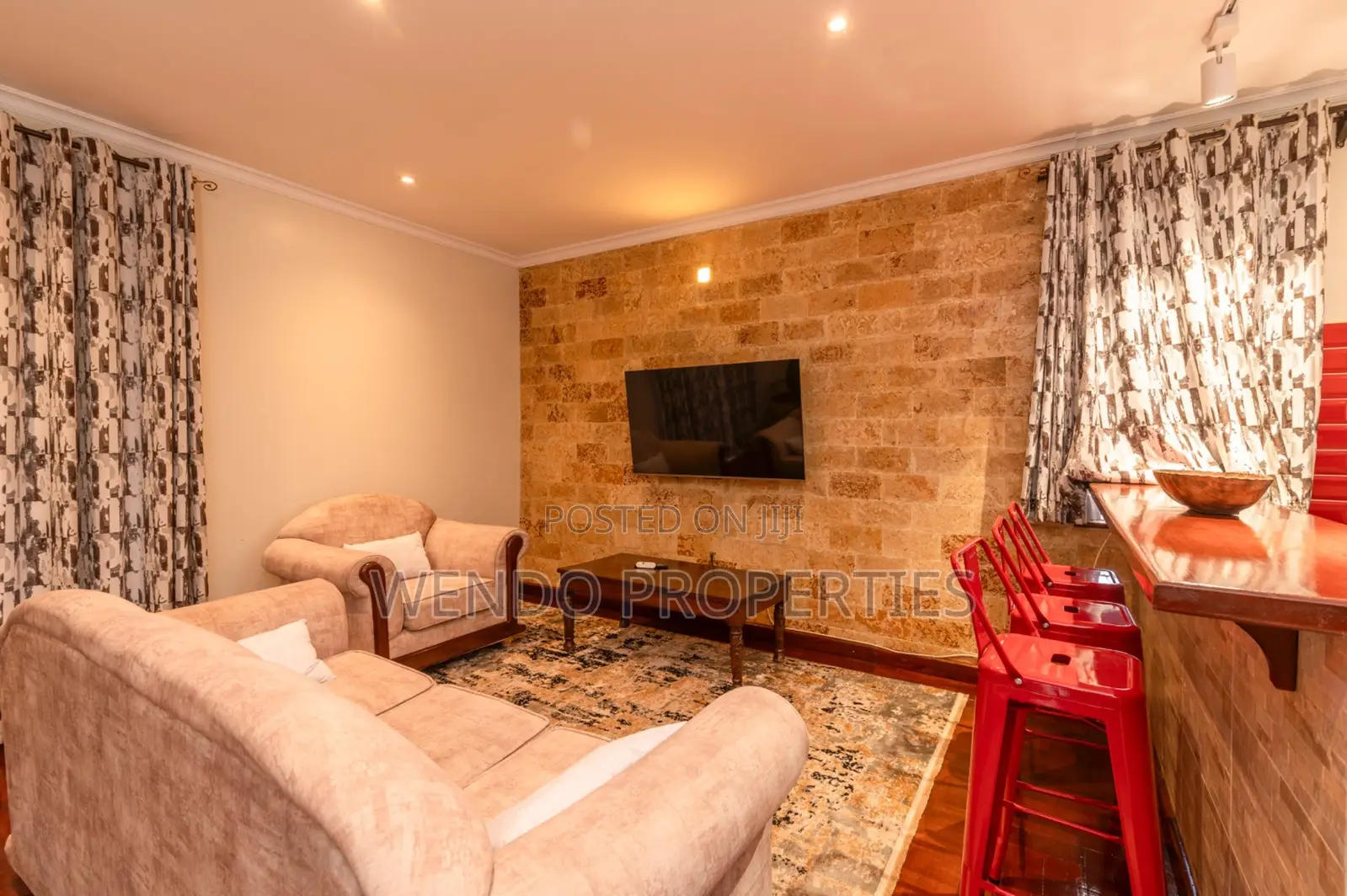 Furnished 1bdrm Apartment in Karen C for rent